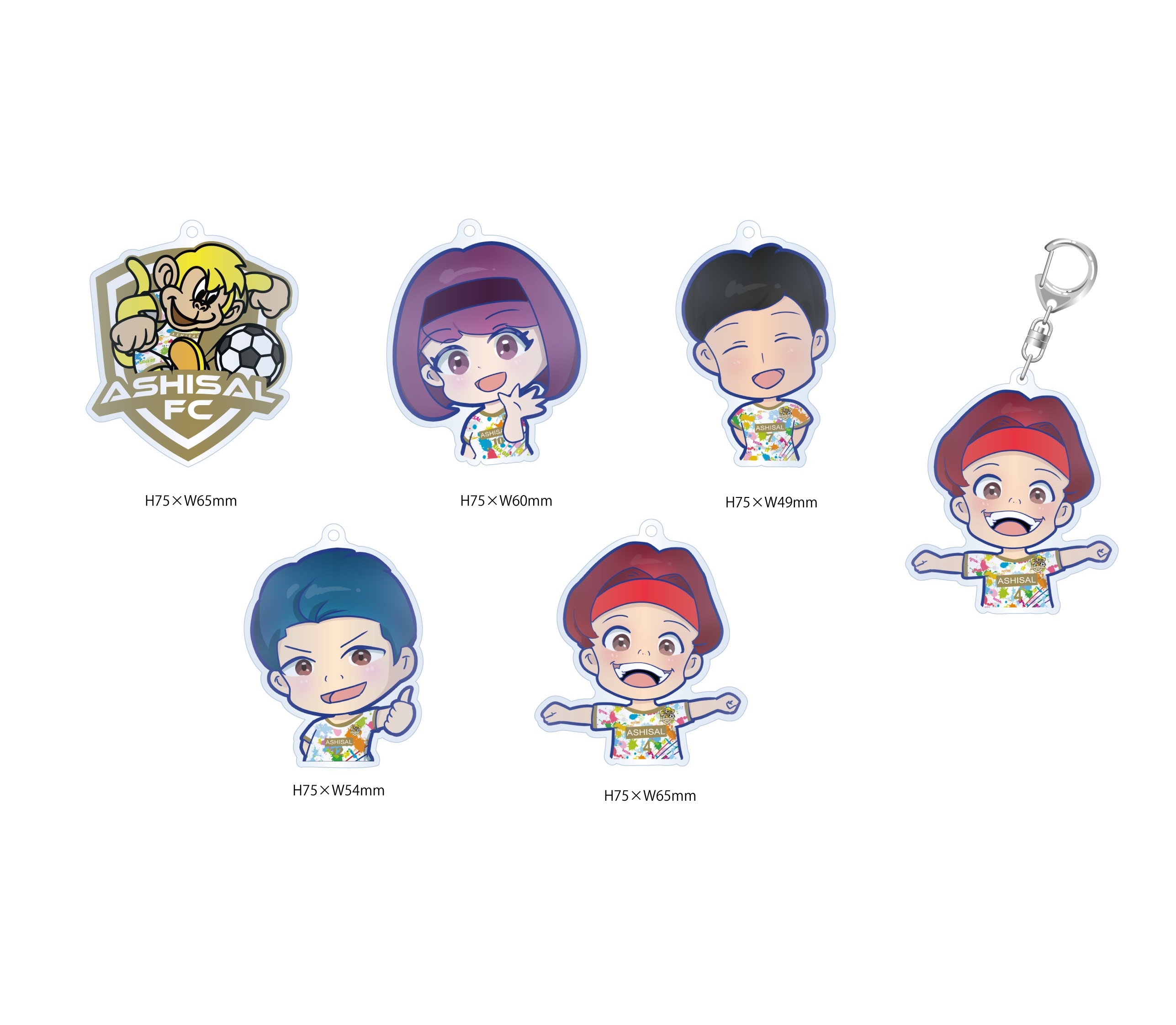 【モバイルオーダー商品】【ランダム】アクリルキーホルダー(全5種)