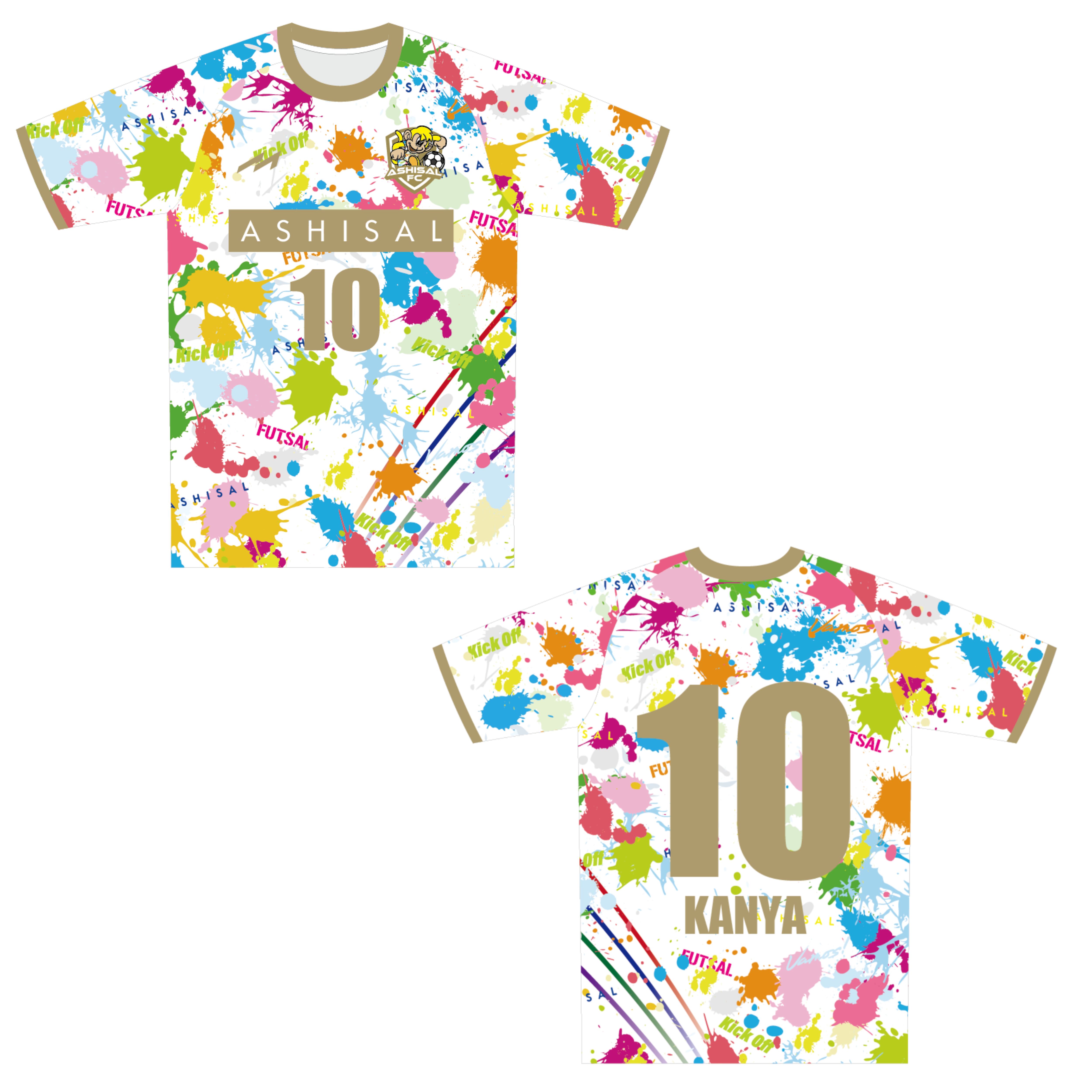 ユニフォームシャツ　背番号10番　KANYA(かにゃ)